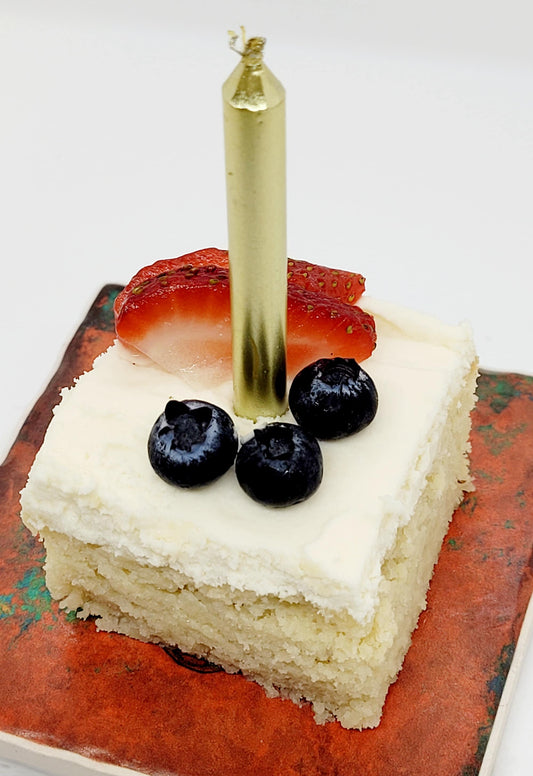 Keto Almond Creme Cake, Sugar Free, Low Carb, Gluten Free, Diabetic