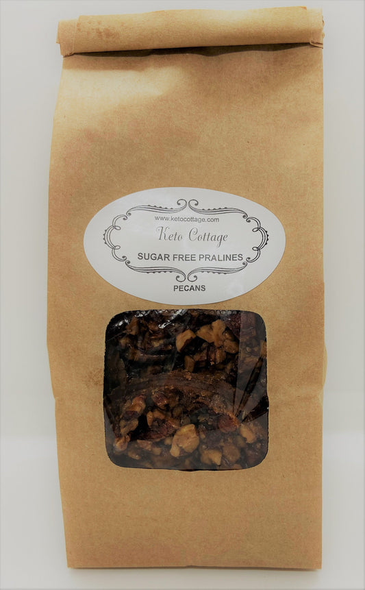 Keto Pecan PRALINES Sugar Free, Low Carb, Gluten Free, Diabetic, Ketogenic