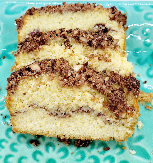 Keto Cinnamon Coffee Cake, Sugar Free, Low Carb, Gluten Free, Diabetic, Ketogenic