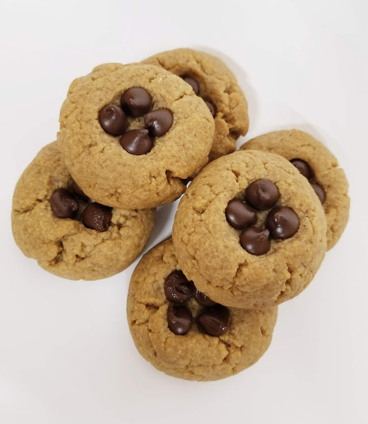 Keto PEANUT BUTTER CHOCOLATE Chip Cookies, Low Carb Cookies, Gluten Free Cookies, Diabetic Cookies, Keto Cookies
