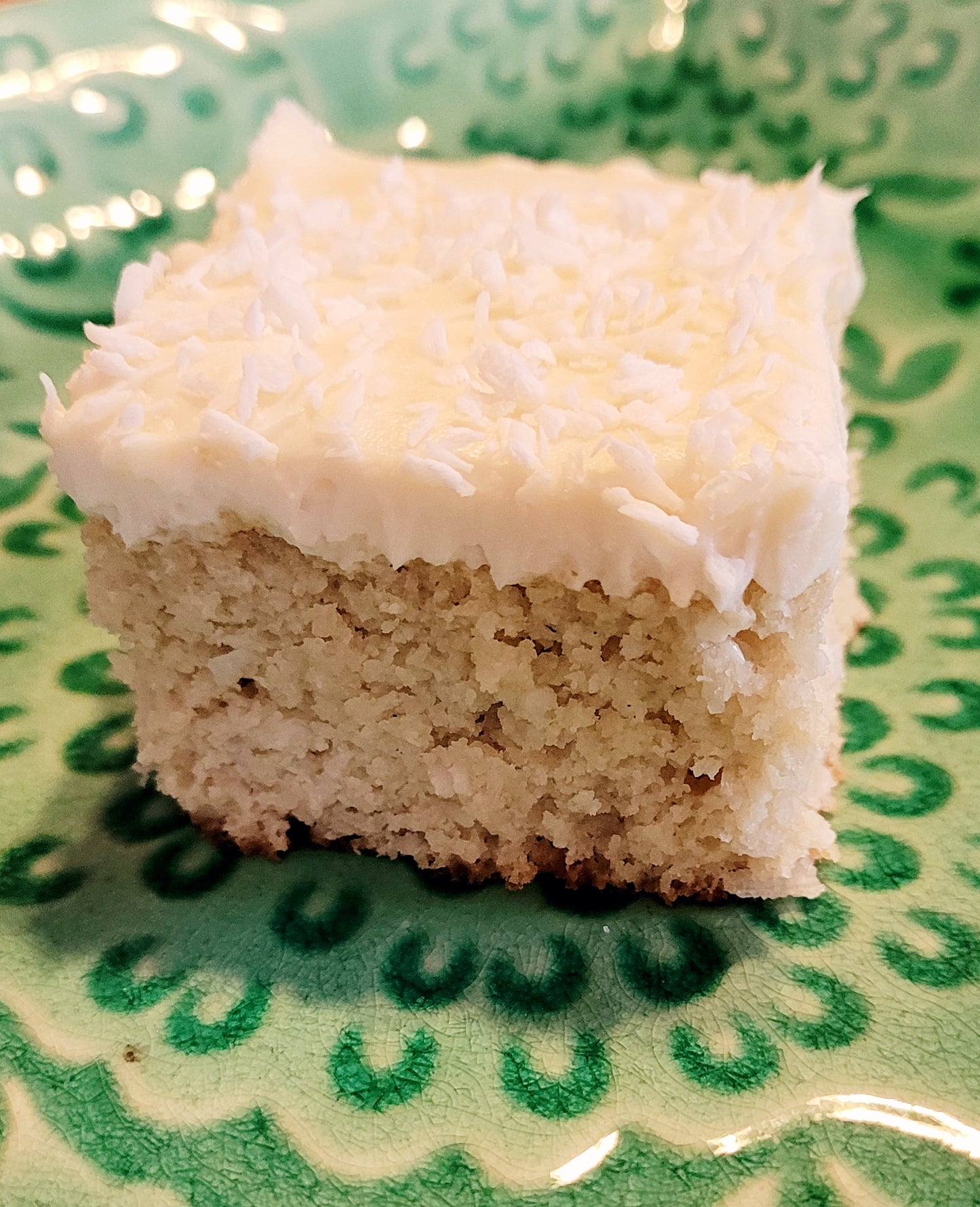 Keto Coconut Cake, Sugar Free, Low Carb, Gluten Free, Diabetic