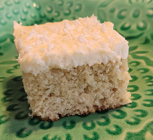 Keto Coconut Cake, Sugar Free, Low Carb, Gluten Free, Diabetic