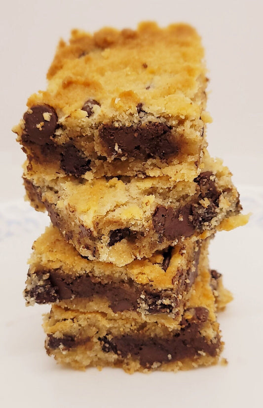 Keto Chocolate Chip Cookie Cake, Sugar Free, Low Carb, Gluten Free, Diabetic, Ketogenic