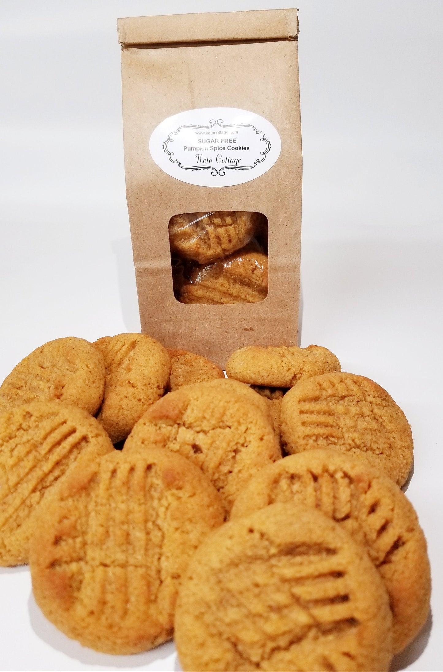 Keto PUMPKIN SPICE Cookies, Sugar Free Cookies, Low Carb Cookies, Gluten Free Cookies, Diabetic Cookies, Keto Cookies, Ketogenic