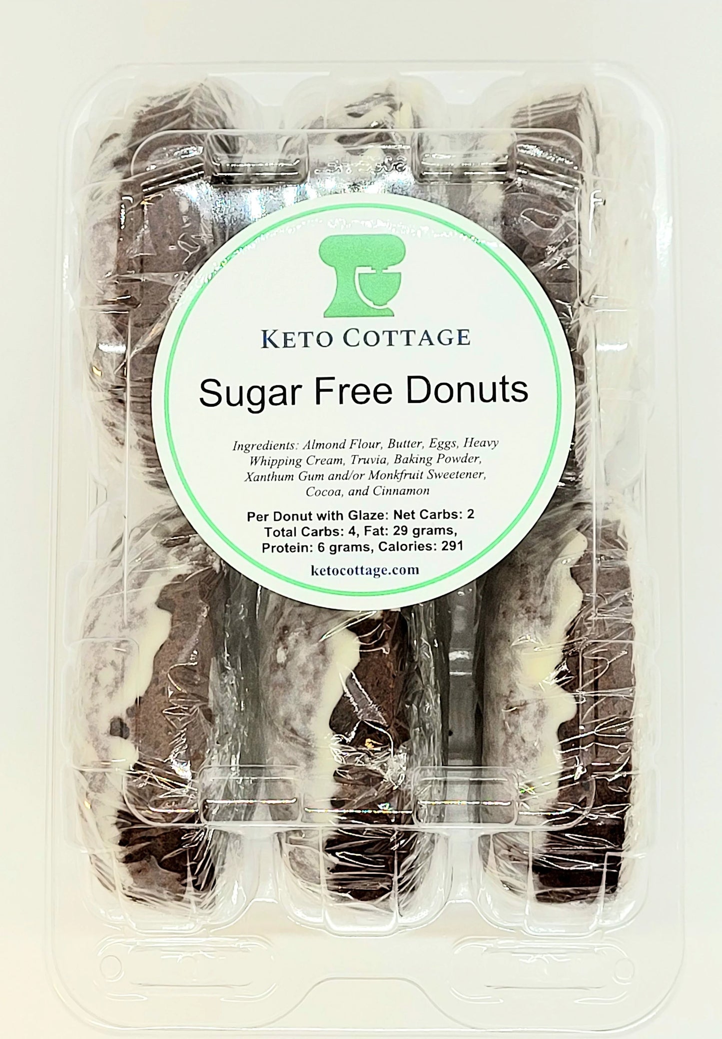 Keto Creme Donuts, Sugar Free, Low Carb, Gluten Free, Diabetic