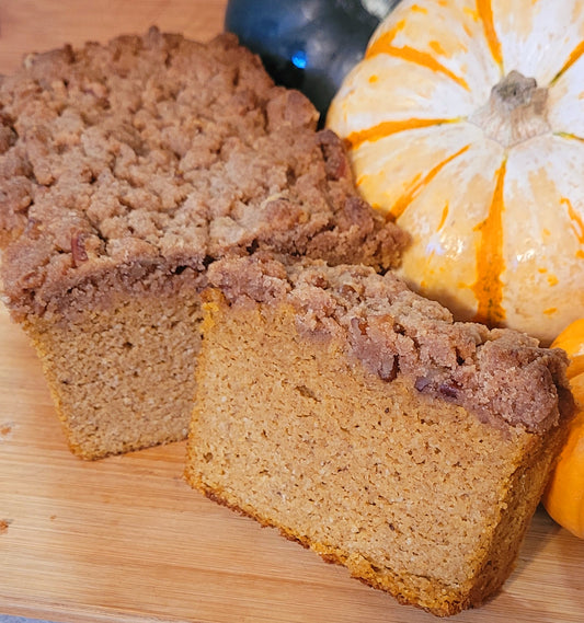 Keto Pumpkin Coffee Cake, Sugar-Free, Gluten-Free, Diabetic Friendly